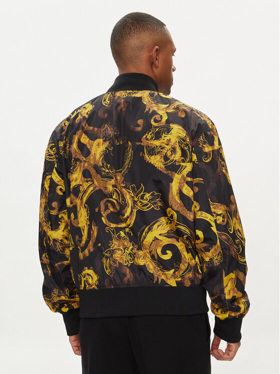 Versace Jeans Couture Versace Jeans Couture Bomber stila jaka 76GAS407 Melns Regular Fit