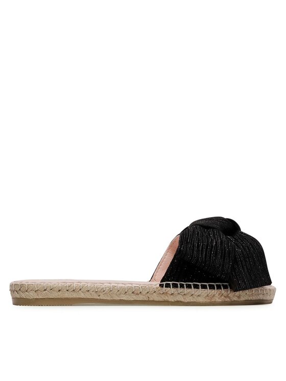 Manebi Espadrile Sandals With Bow G 0.1 J0 Crna