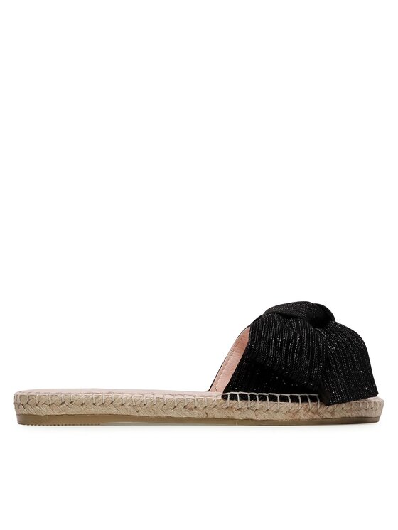 Espadrile Manebi Sandals With Bow G 0.1 J0 Sparkling Black