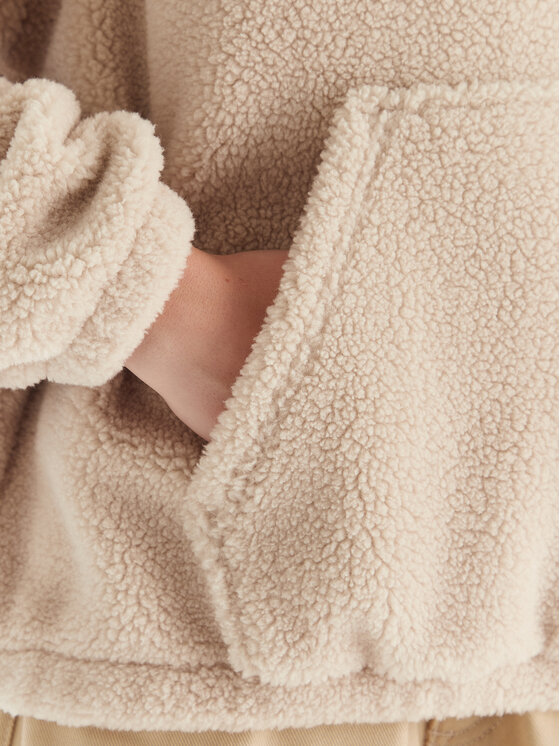 adidas adidas Μπλούζα Essentials Teddy JW6061 Μπεζ Oversize