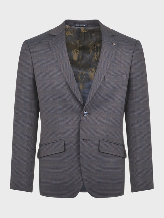 Evenemen Evenemen Garnitur Jocker Graphite Szary Slim Fit