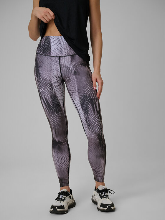 4F 4F Legginsy SOLAR PUNK Szary Slim Fit