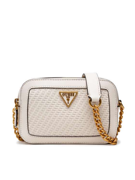 Guess Handtasche Hassie Crossbody Camera HWVB83 97140 Beige • Modivo.at