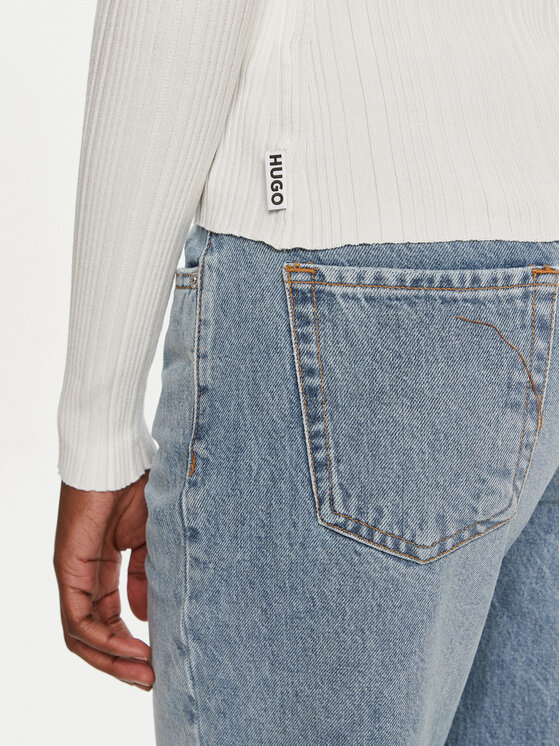 HUGO Hugo Sweter Sarphammy 50518311 Écru Slim Fit