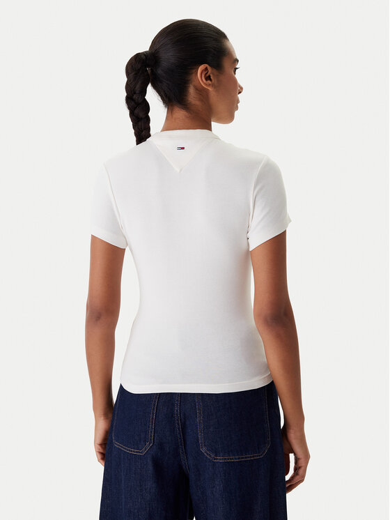 Tommy Jeans Tommy Jeans Тишърт DW0DW22302 Бял