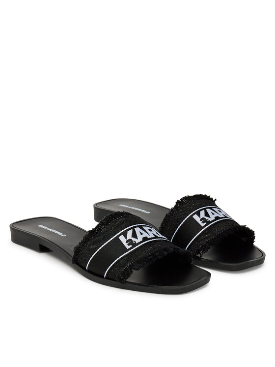 KARL LAGERFELD KARL LAGERFELD Παντόφλες Skoot II KL80411 Μαύρο