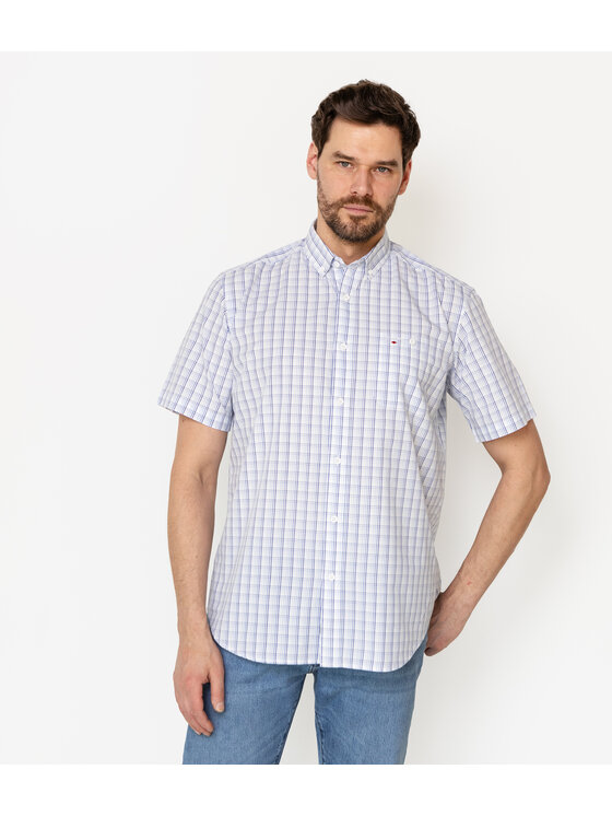 Lee Cooper Lee Cooper Koszula NEW TENBY2 KL32 Niebieski Comfort Fit