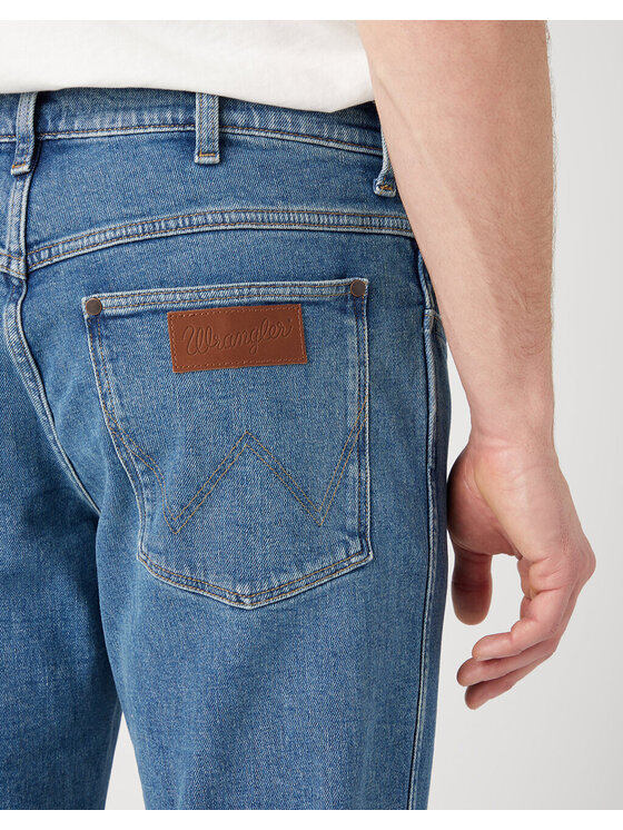Wrangler Wrangler Jeansy RIVER Niebieski Straight Fit