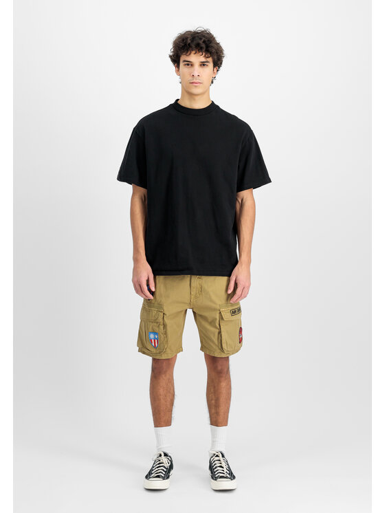 Alpha Industries Alpha Industries Šortky Flying Tigers Short Béžová Slim Fit