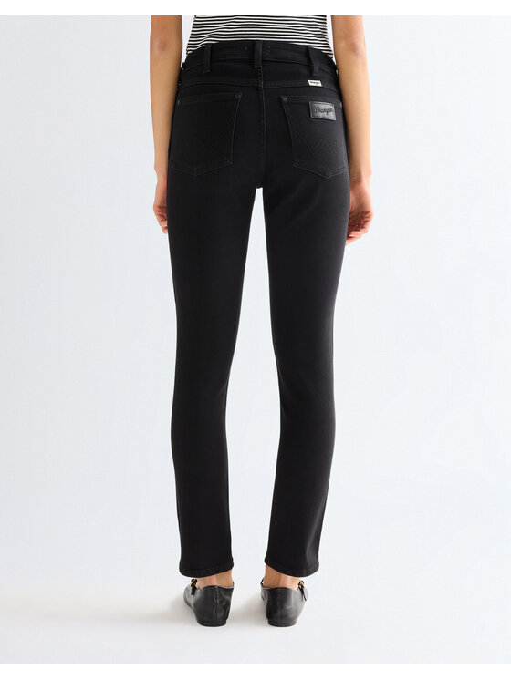 Wrangler Wrangler Jeansy SIENNA Czarny Skinny Fit