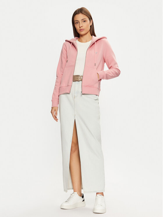 Guess Jeans Guess Jeans Felpa W4YQ03 KC811 Rosa Regular Fit