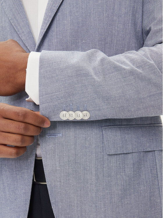 BOSS Boss Švarkas H-Hutson-233 50514605 Mėlyna Slim Fit