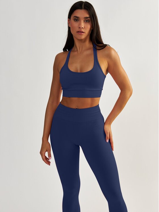 BeShaped BeShaped Biustonosz sportowy Gym Queen Granatowy
