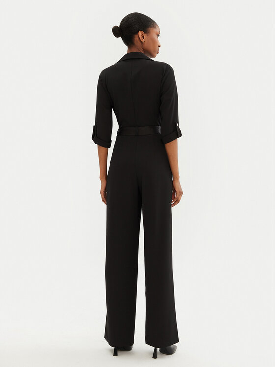 Rinascimento Rinascimento Salopetă CFC0122472003 Negru Regular Fit