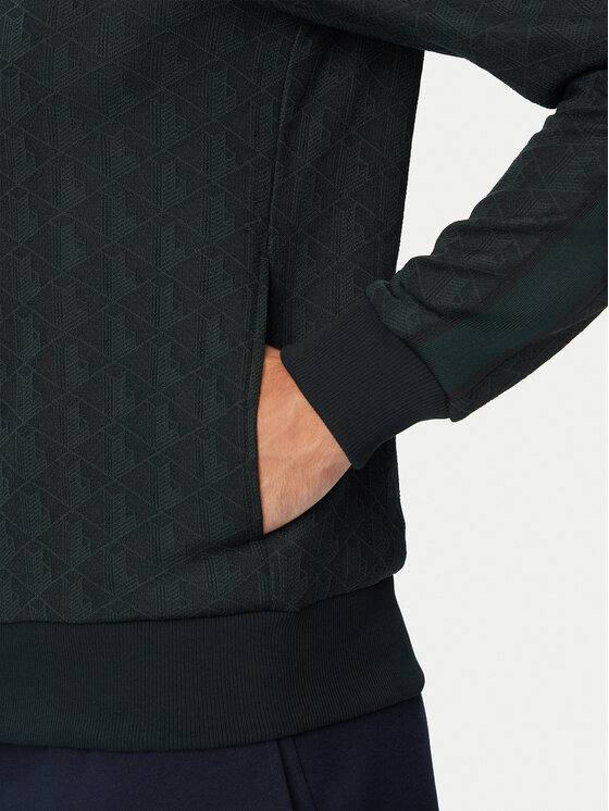 Lacoste Lacoste Суитшърт SH1368 Тъмнозелен Regular Fit