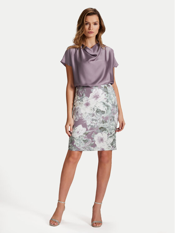 Swing Robe de cocktail 5AH14400 Violet Regular Fit