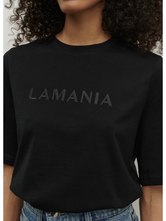 La Mania La Mania Bluzka LUCY 3 Czarny Classic Fit
