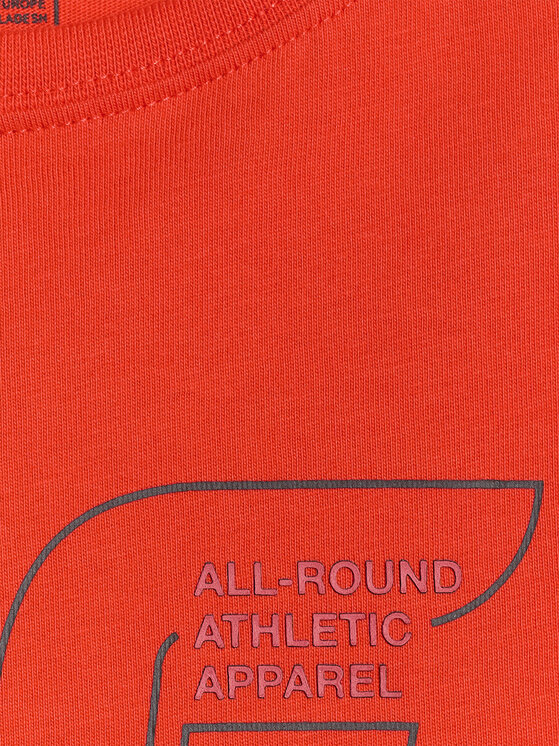 4F 4F T-Shirt BASIC+ Červená Regular Fit