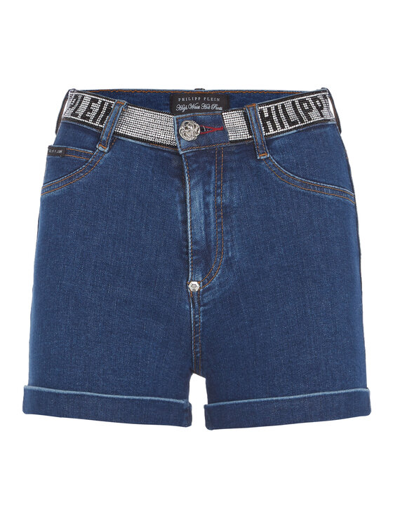PHILIPP PLEIN PHILIPP PLEIN Pantaloncini di jeans 1701 Azzurro chiaro