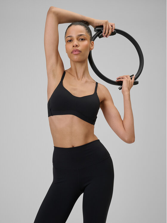4F 4F Biustonosz sportowy YOGA Czarny