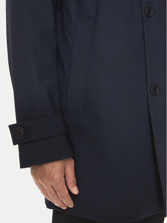 BOSS Boss Žieminis paltas P-Jared 50521591 Tamsiai mėlyna Regular Fit