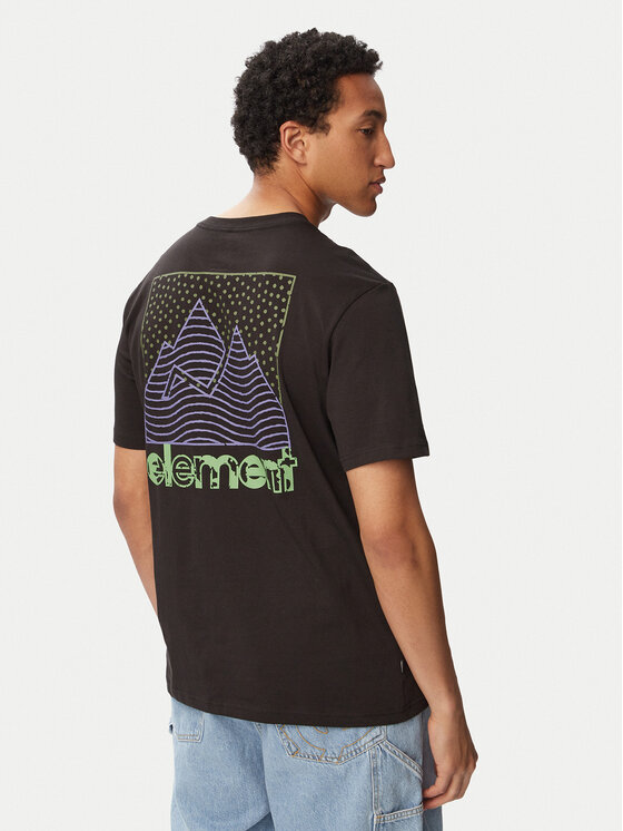 Element Element T-särk Joint  ELYZT00496 Must Regular Fit