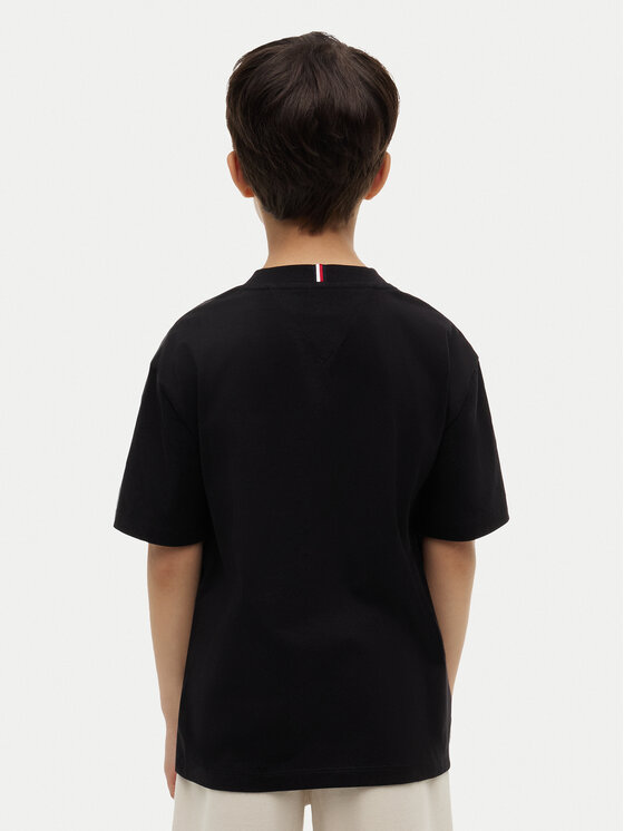 Tommy Hilfiger Tommy Hilfiger T-särk Heritage KB0KB10340 Must Regular Fit