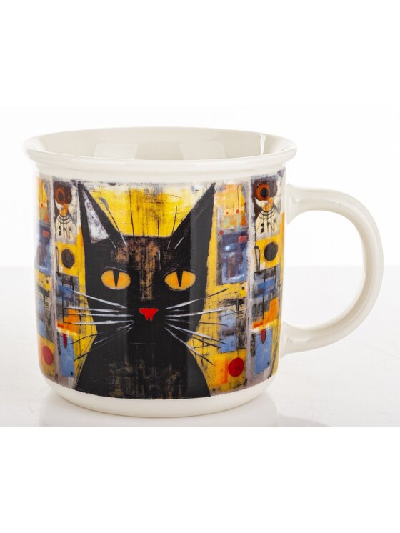 MIAhome MIAhome Kubek porcelanowy w pudełku 400 ml GAGATEK Biały