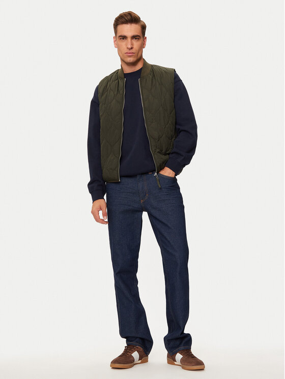 Jack&Jones Jack&Jones Telovnik Koda 12258386 Zelena Regular Fit
