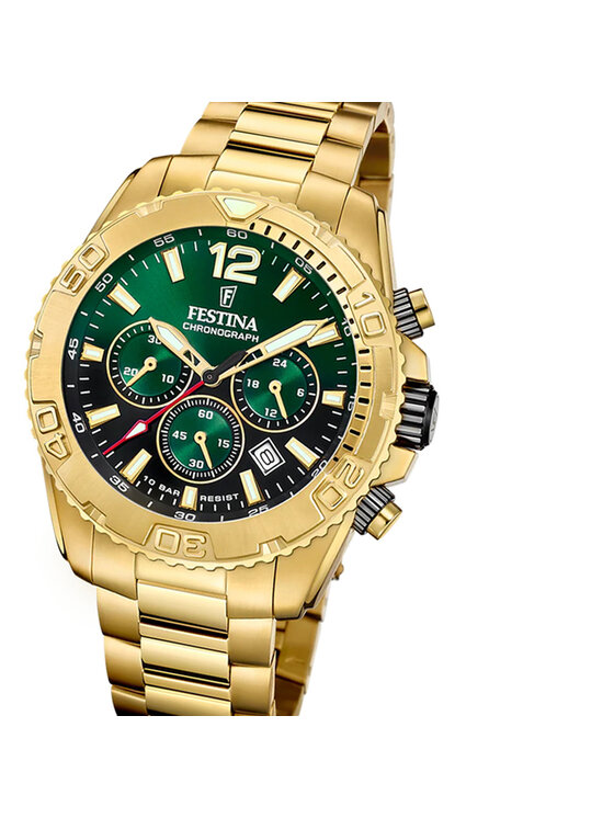 Festina Festina Zegarek F20684-3 Złoty
