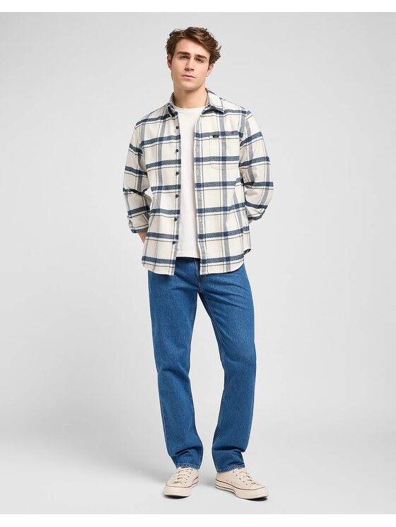 Lee Lee Jeansy WEST Niebieski Regular Fit