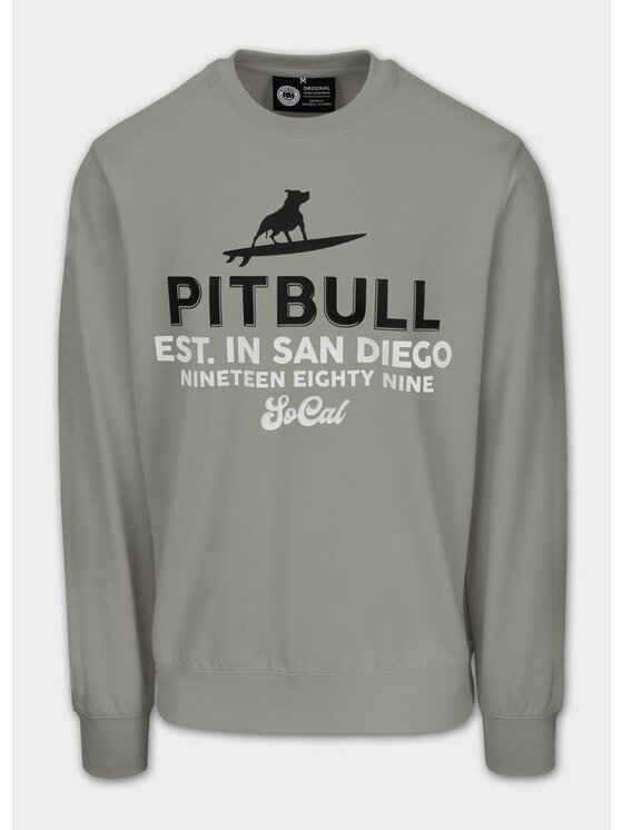 PITBULL PITBULL Bluza SURFING DOG Zielony Regular Fit