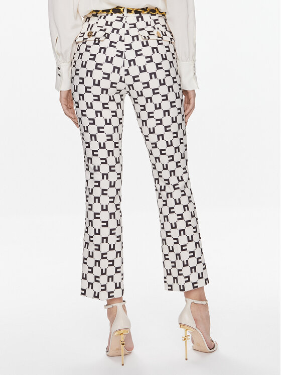 Elisabetta Franchi Elisabetta Franchi Pantaloni din material PA-S16-41E2-5989 Colorat Regular Fit