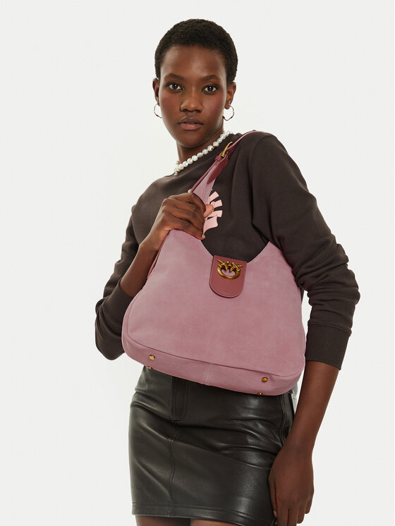 PINKO Pinko Τσάντα Hobo Mini PE 24 PLTT 103275 A0YG Ροζ
