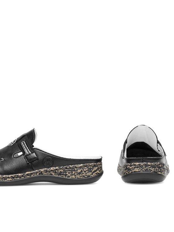 Rieker Rieker Pantoletten 46393-00 Schwarz