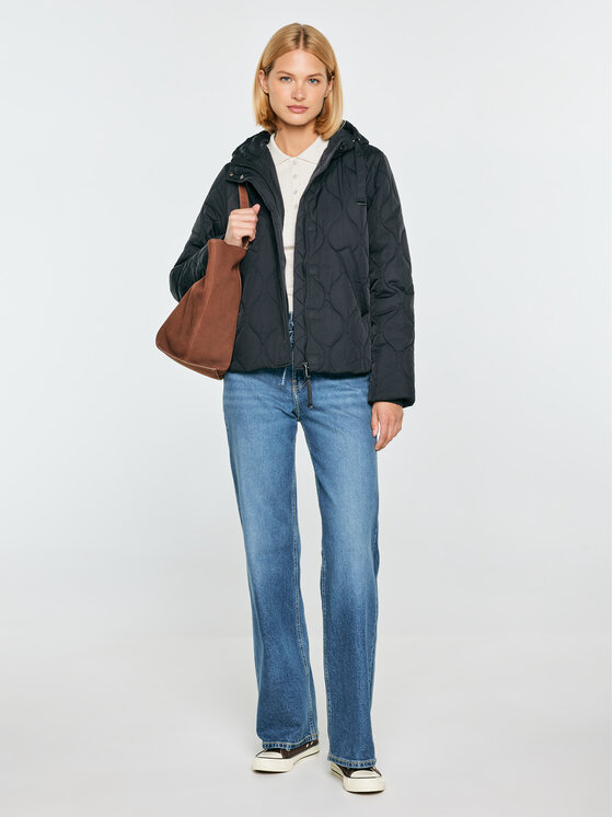 BIG STAR BIG STAR Kurtka zimowa WINTERA Czarny Basic Fit