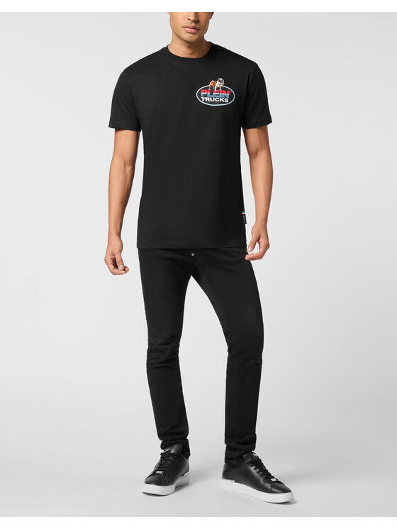 PHILIPP PLEIN PHILIPP PLEIN T-Shirt 26173 Czarny Regular Fit