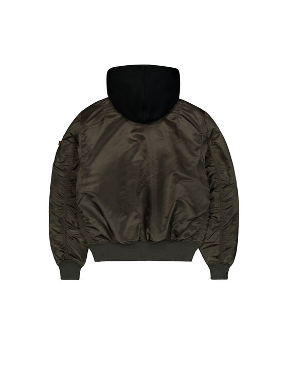 Alpha Industries Alpha Industries Kurtka bomber MA-1 D-Tec Hood Bomber Jacket Khaki Slim Fit