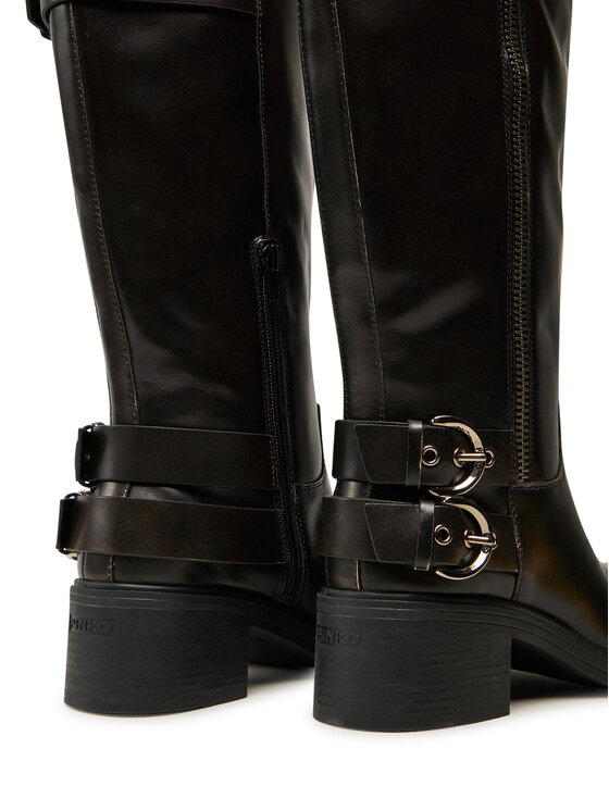 PINKO PINKO Kozačky Alys 04 SD0153 P056 Černá
