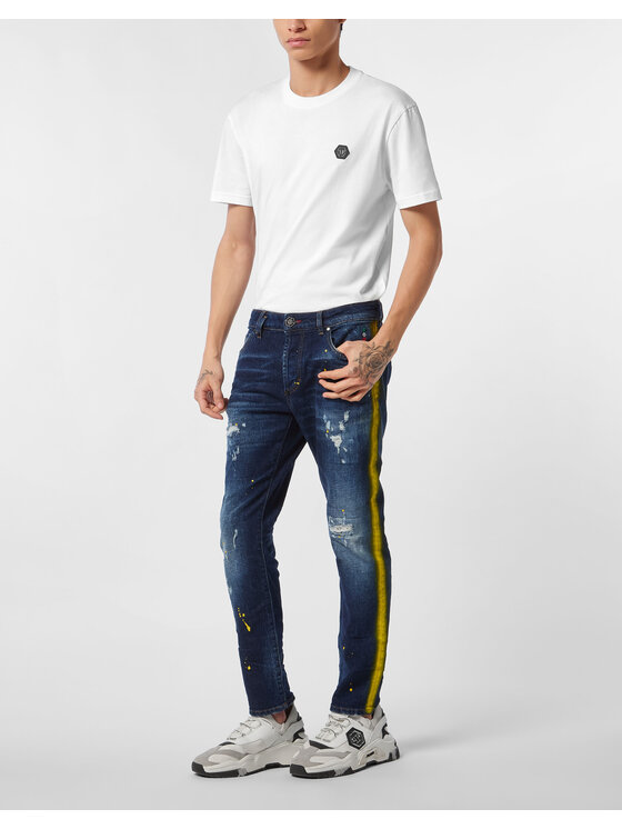 PHILIPP PLEIN PHILIPP PLEIN Jeansy 26869 Niebieski Skinny Fit