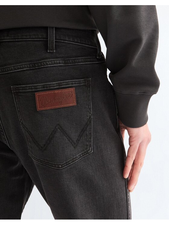 Wrangler Wrangler Jeansy GREENSBORO Szary Straight Leg