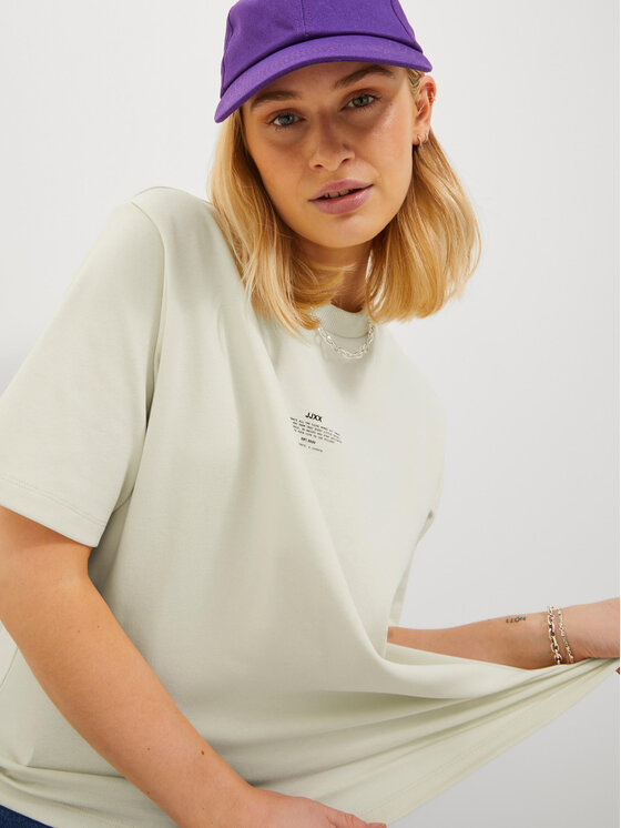 JJXX JJXX Majica 12241203 Écru Loose Fit