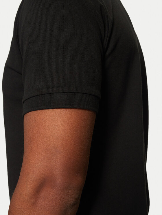 BOSS BOSS Тениска с яка и копчета Paddy Mirror_R 50550887 Черен Regular Fit