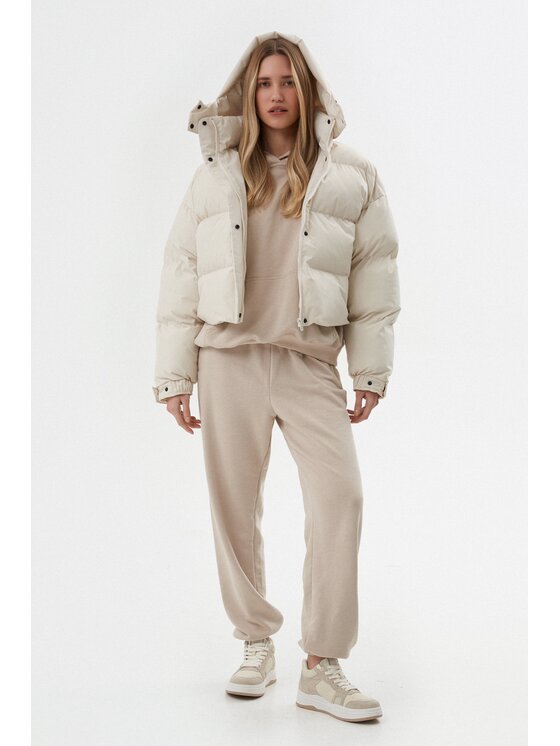 Estro Estro Giubbotto piumino ER00114590 Beige Oversize