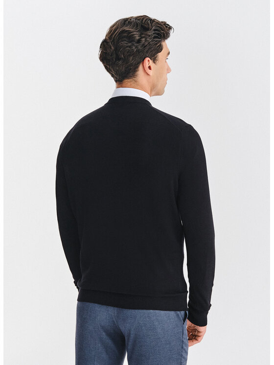 Pako Lorente Pako Lorente Sweter P25WN-2X-034 Czarny Classic Fit