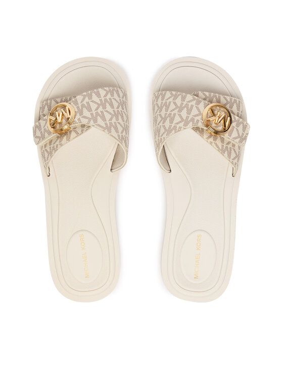 MICHAEL Michael Kors MICHAEL Michael Kors Papucs MK Pool 40R6MKFA1B Ekru
