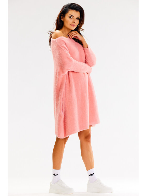 Awama Awama Maglione A618 Rosa Basic Fit