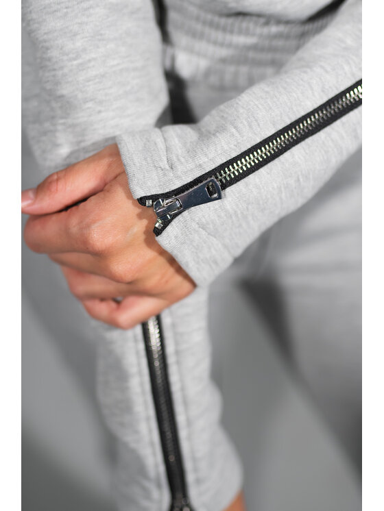 MANDRAGORA MANDRAGORA Felpa cudowronka Grigio Slim Fit