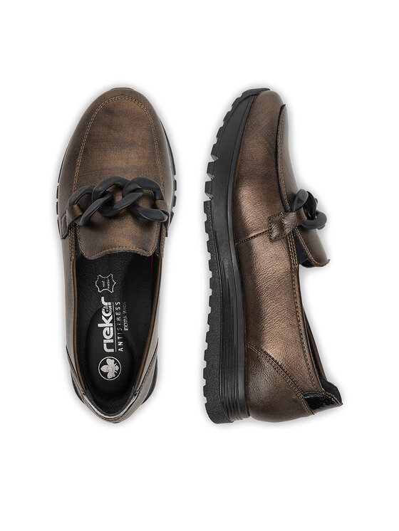 Rieker Rieker Halbschuhe 49051-25 Goldfarben