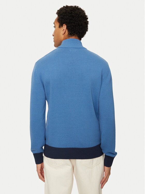 Napapijri Napapijri Rollkragenpullover D-Sardona NP0A4I2A Dunkelblau Regular Fit